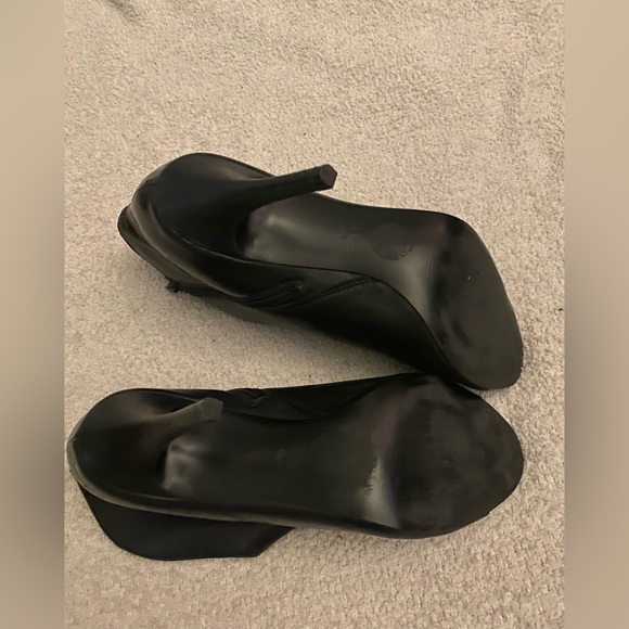 Nine West bootie open toed heels - Picture 4 of 7